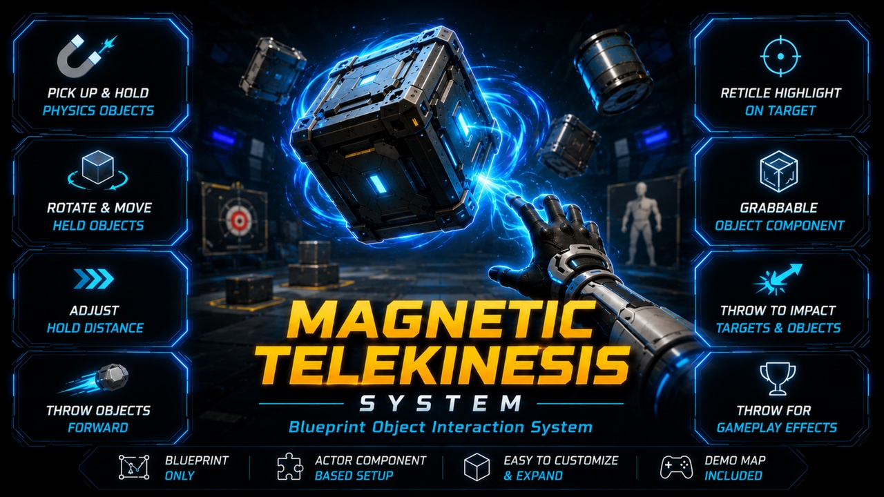 Media 1 for listing Magnetic Telekinesis System – Object Pickup & Throw