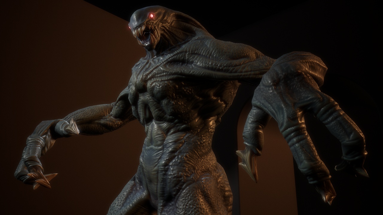Media 1 for listing Reptilian monster