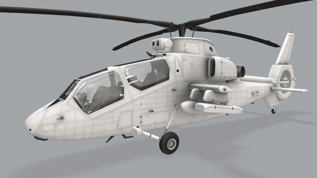 Media 1 for listing Observation Helicopter Blank Livery Static (443)