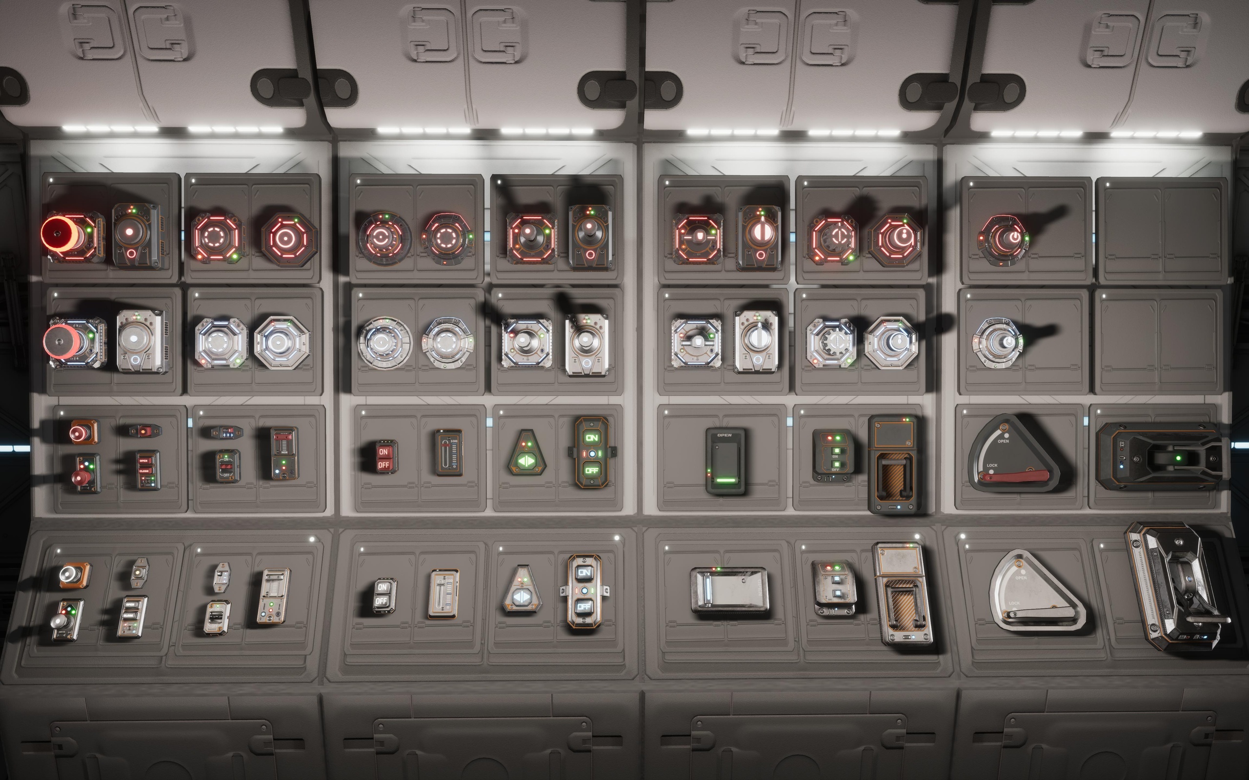 Media 1 for listing Buttons, Levers, Switches - Scifi