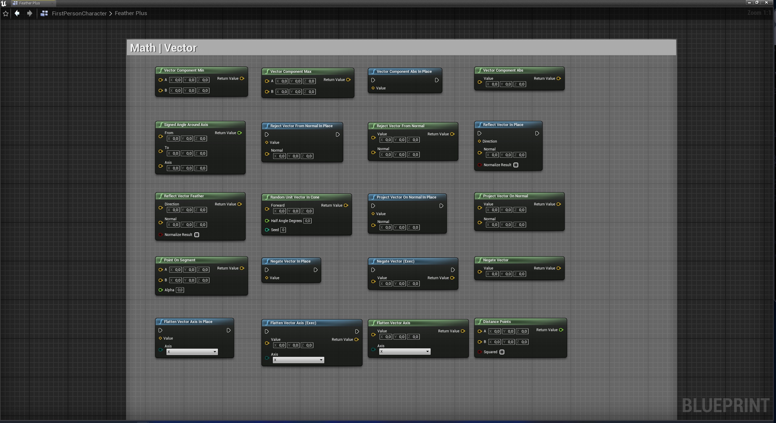 Media 1 for listing Feather Plus - Blueprint Function Library (QoL)