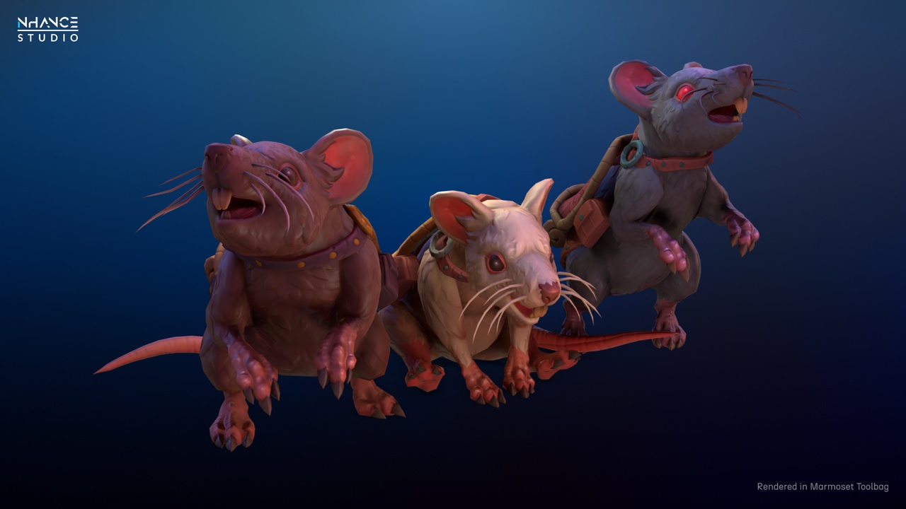 Media 1 for listing Stylized Rat Mount