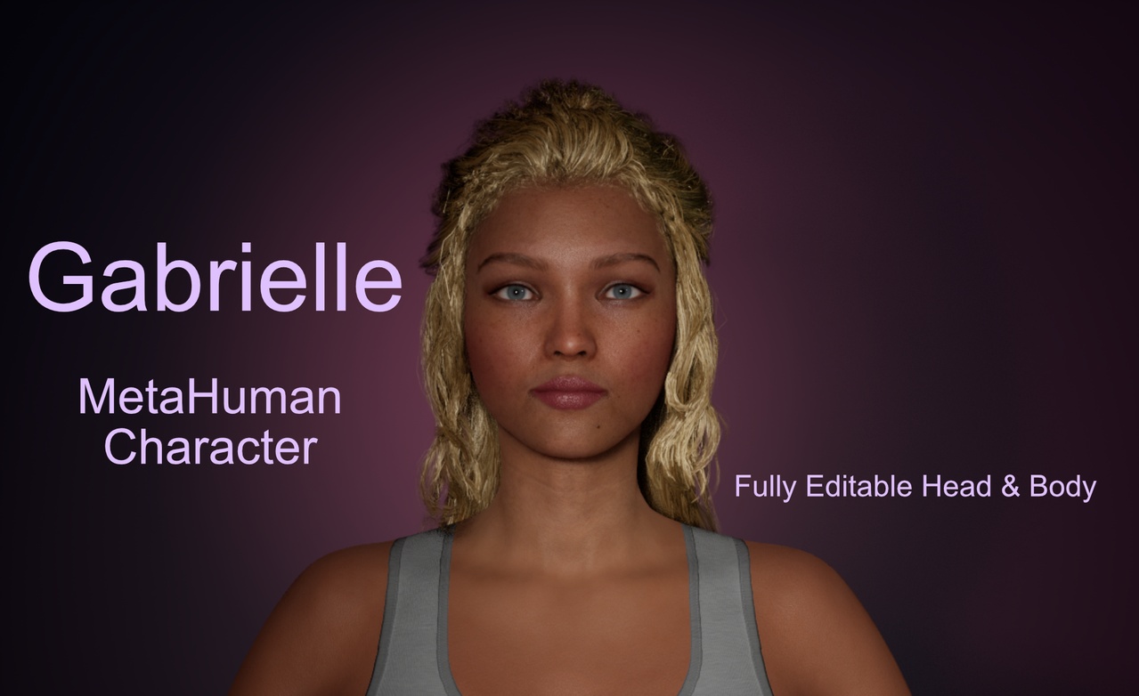 File multimediali per l'articolo Gabrielle - Editable MetaHuman Character: 1