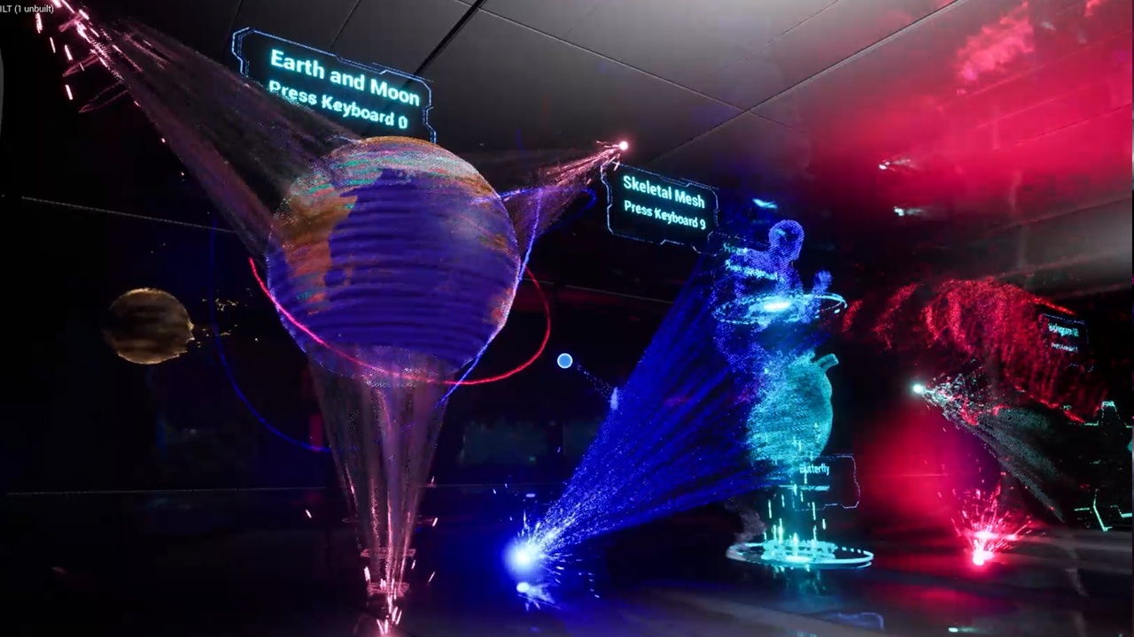 Media 1 for listing Hologram VFX with Blueprint