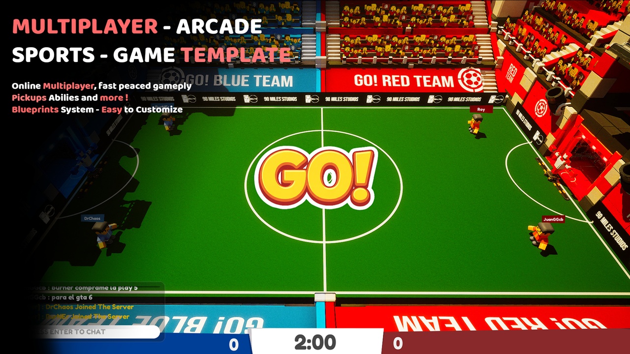 Media 1 for listing Multiplayer Arcade Sports Template-Chaos Goal