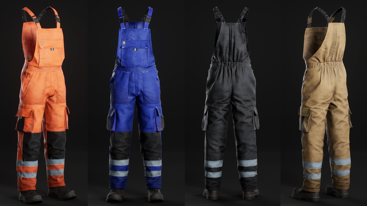 Media 1 for listing Worker Pants - Metahuman