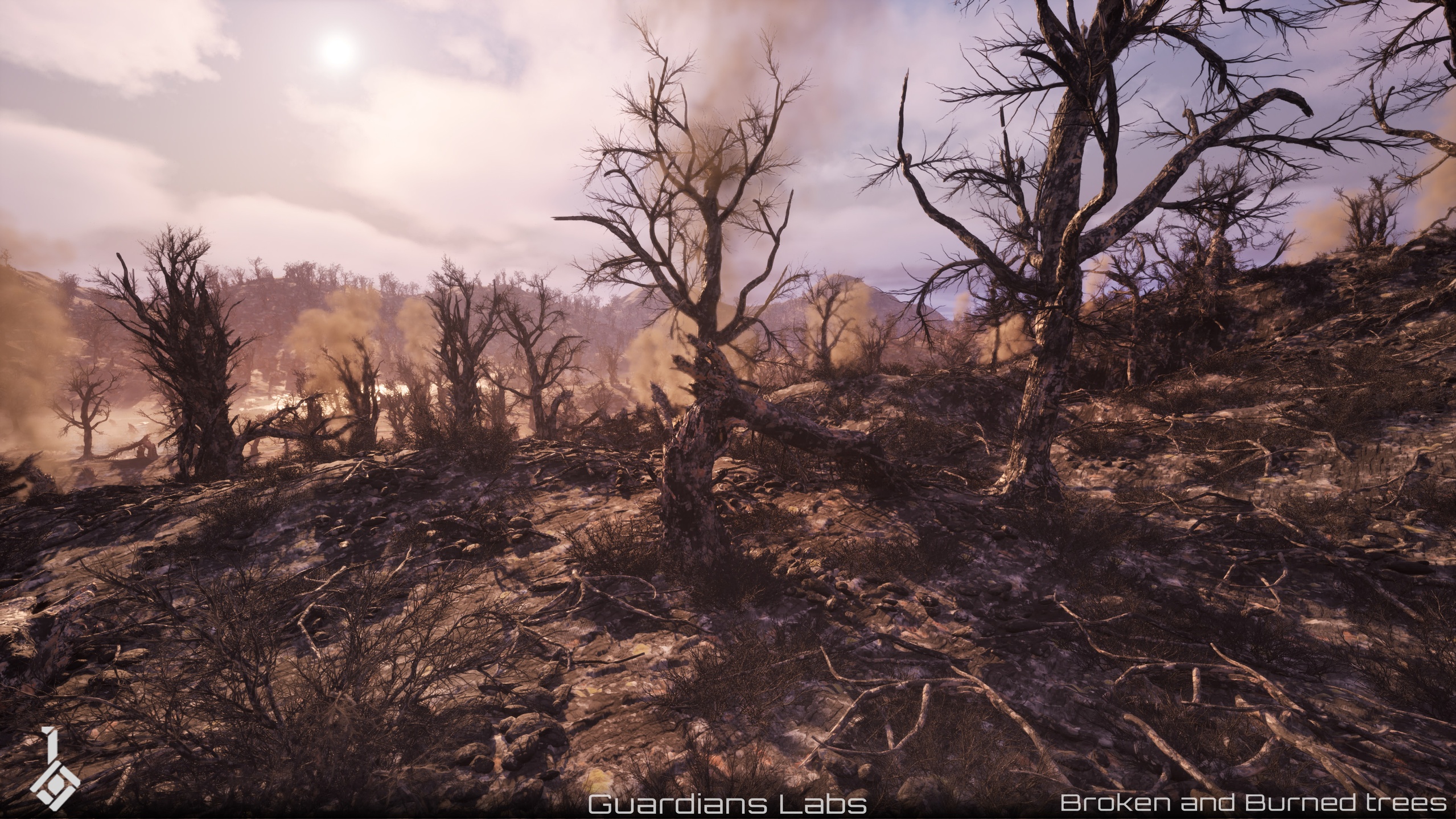 Media 1 for listing Broken and Burned Trees Pack