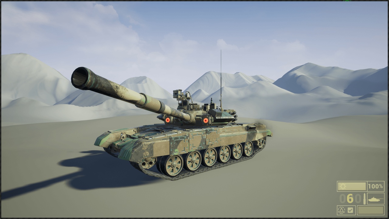 Media 1 for listing Driveable Vehicle :  MBT - 90