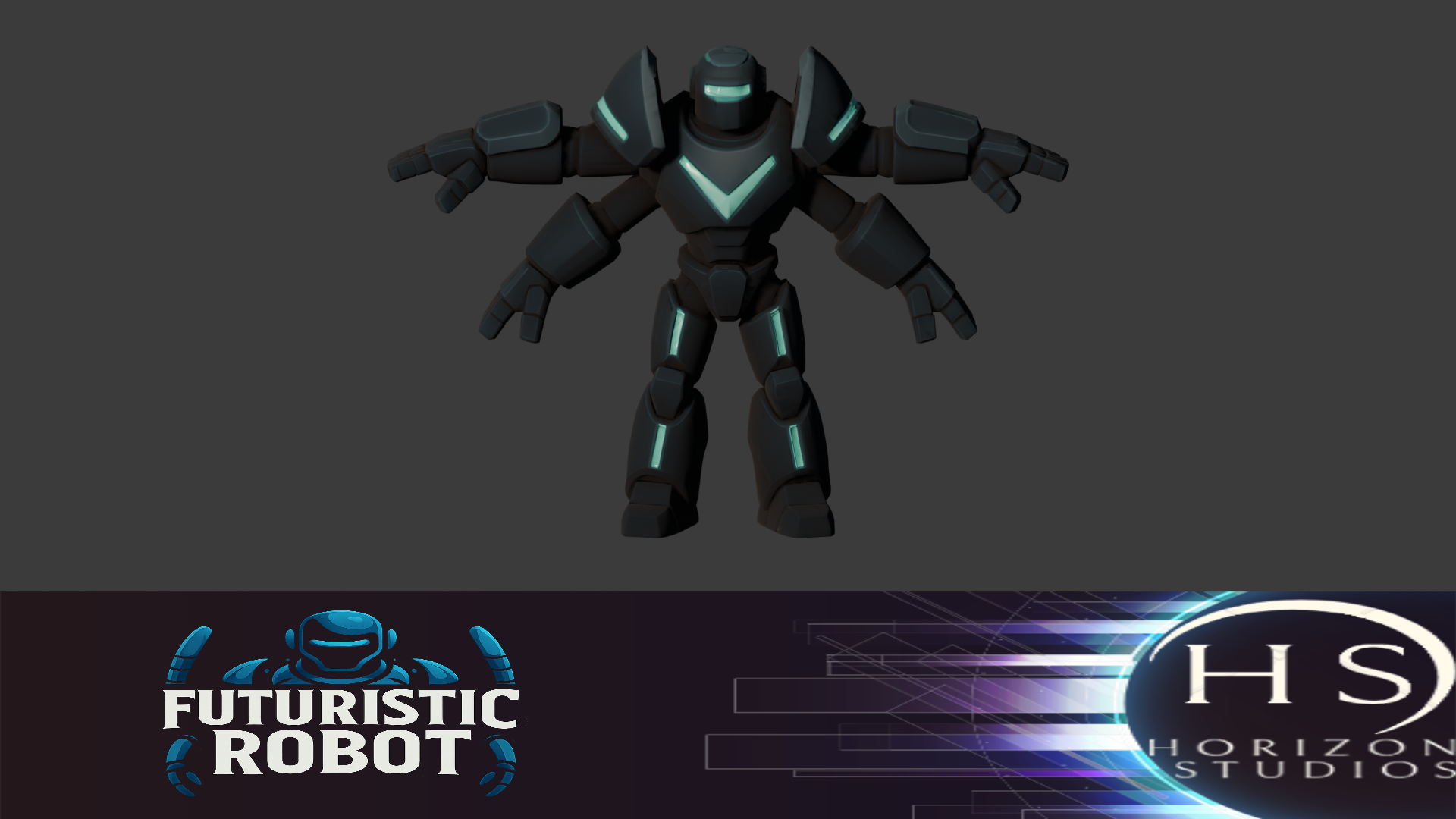 Stylied Futuristic Four-Armed Robot | Fab