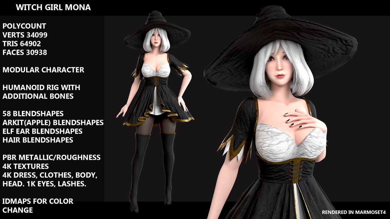Media 1 for listing Witch Girl Mona