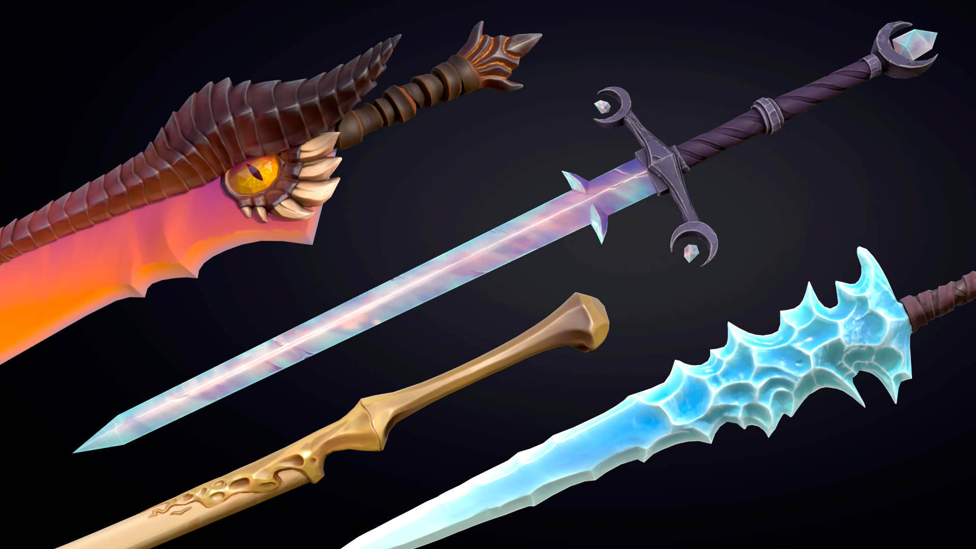 Stylized Sword Pack | Fab