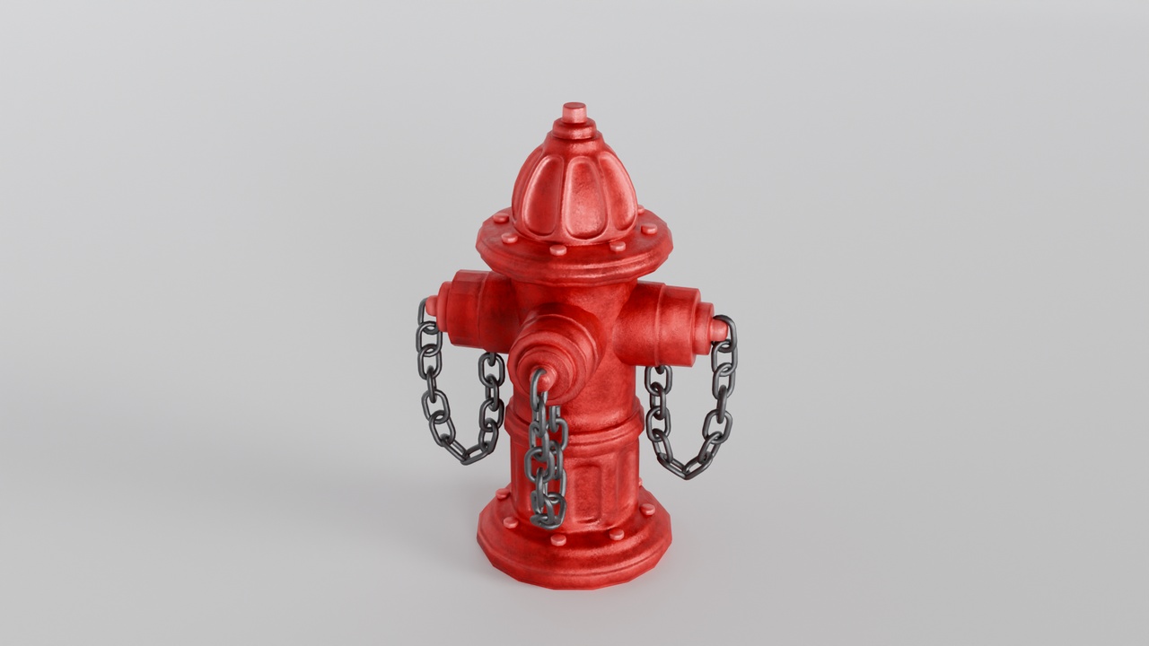 Media 1 for listing Red Fire Hydrant