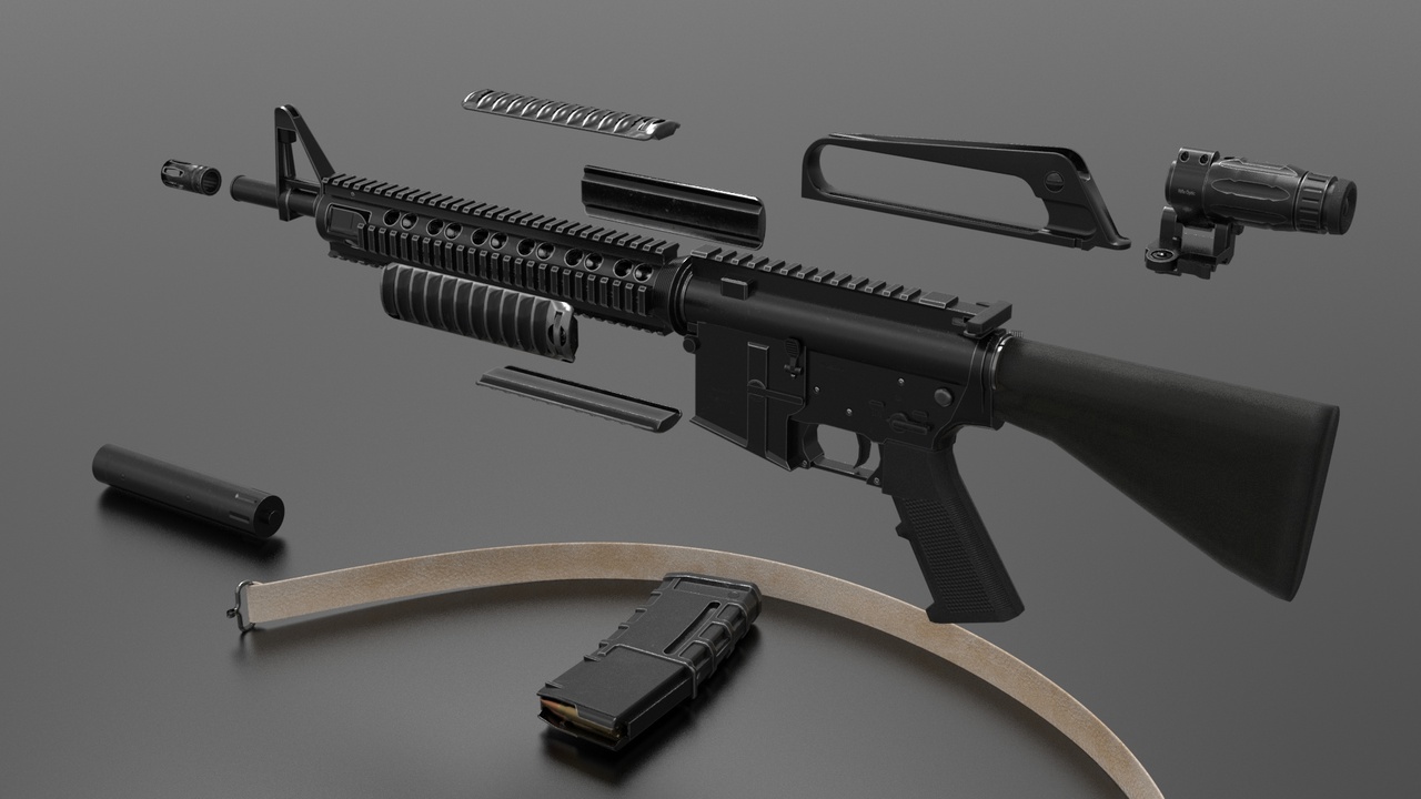 商品 m16A4 Weapon (FPS-TPS) 的媒体 1
