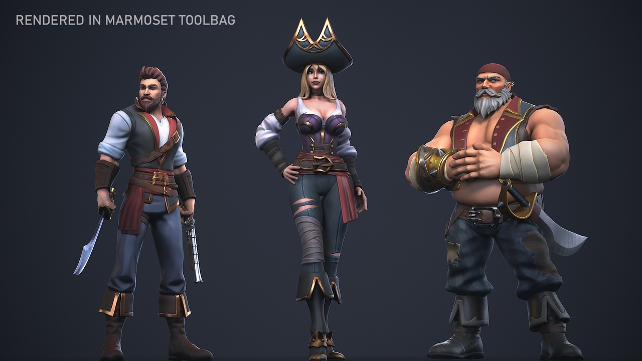 Media 1 for listing Stylized pirate series: Complete Collection