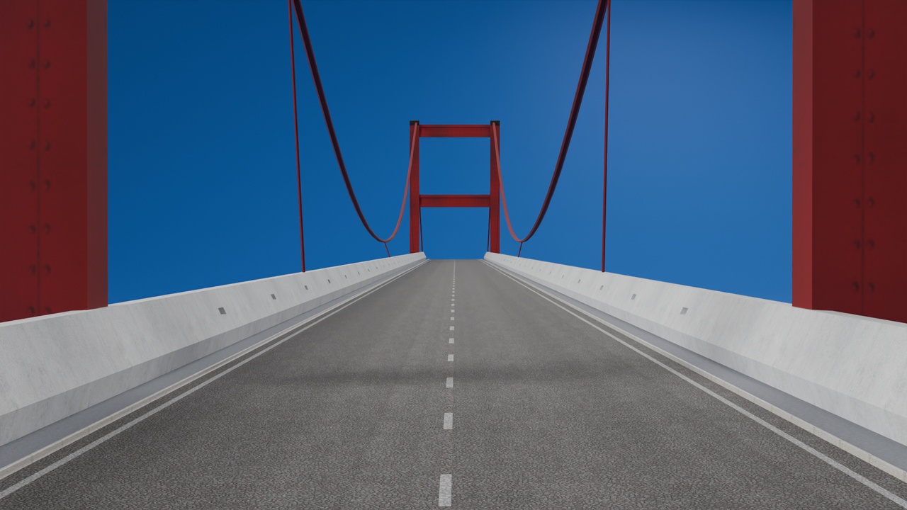 Media 1 for listing Low Poly Bridge – Game-Ready 3D Model