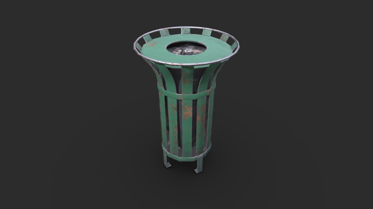 Media 1 for listing Street Trash Bin