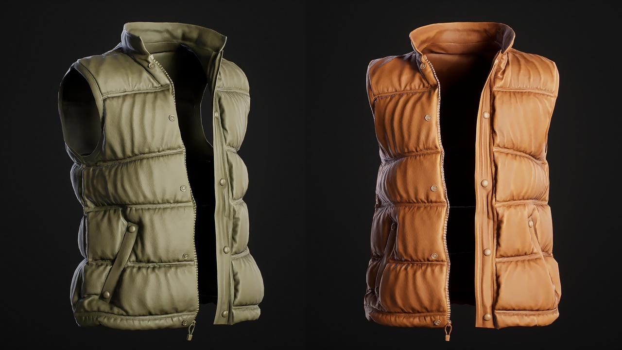 Media 1 for listing M Puffy Vest - Metahuman
