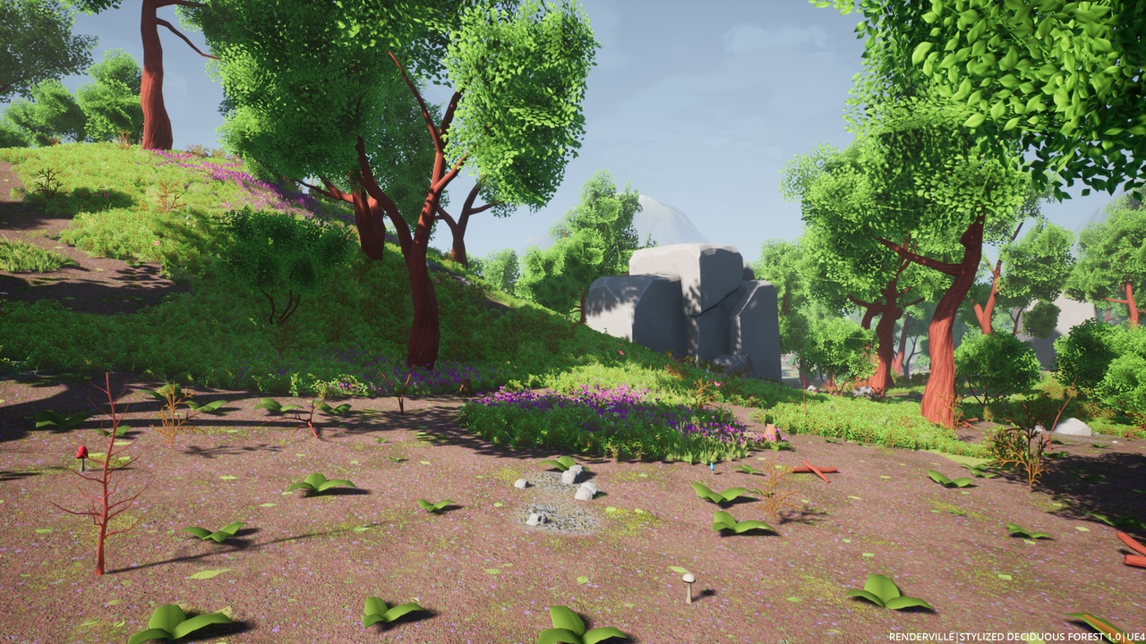Media 1 for listing Stylized Deciduous Forest