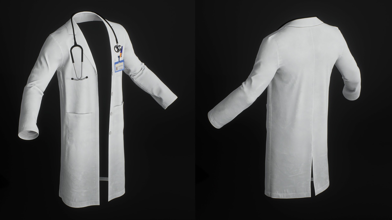 Media 1 for listing Medic Robe - Metahuman