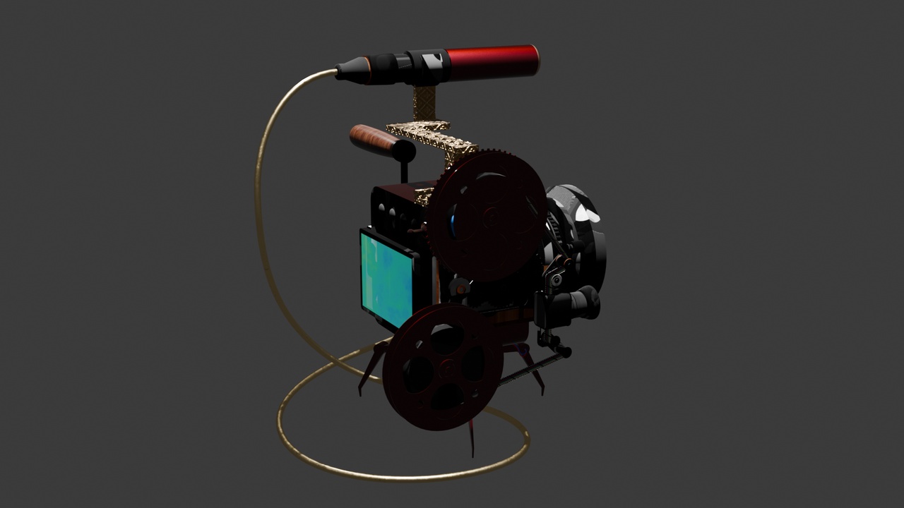 Media 1 for listing Chinese Movie Camera 3D Model