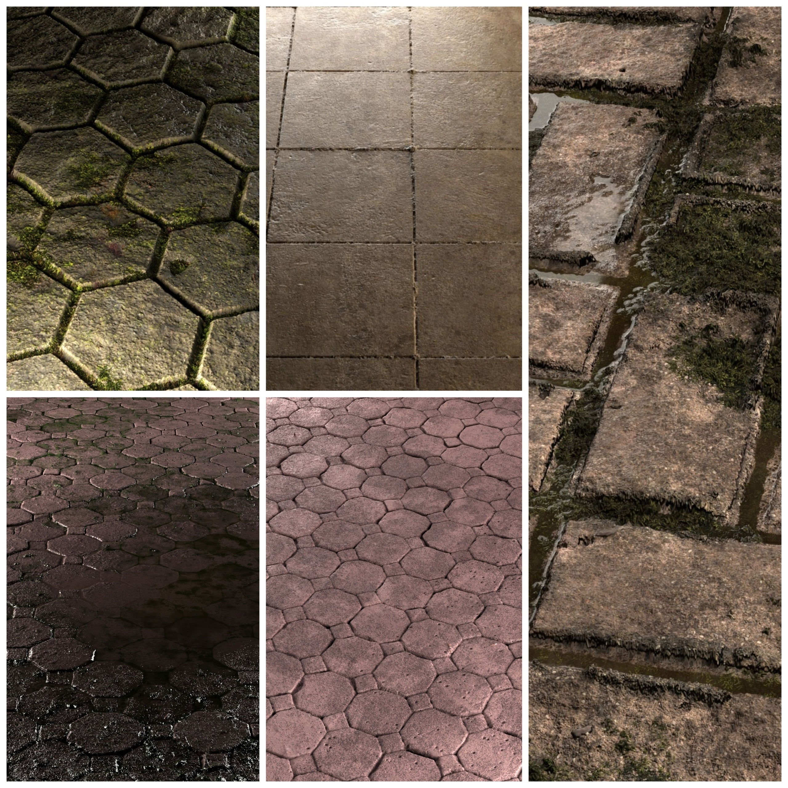 Media 1 for listing Sidewalk 8K PBR Texture Set