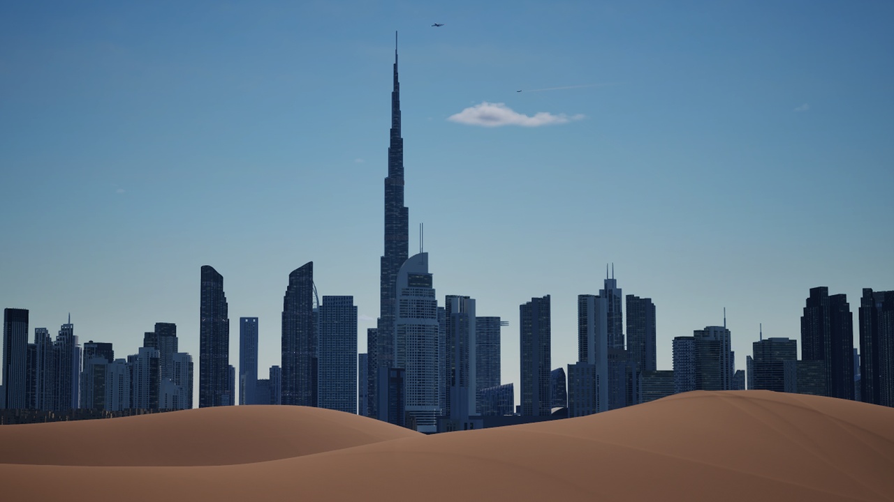 Media 1 for listing Dubai Downtown 3D Model – Explore with Free Interactive Demo