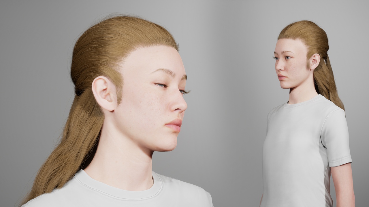 Media 1 for listing MetaHair 25 - Groom hair for Metahuman