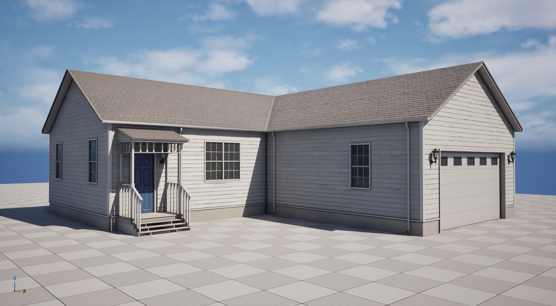 Media 1 for listing Residential House 6 PBR Low Poly