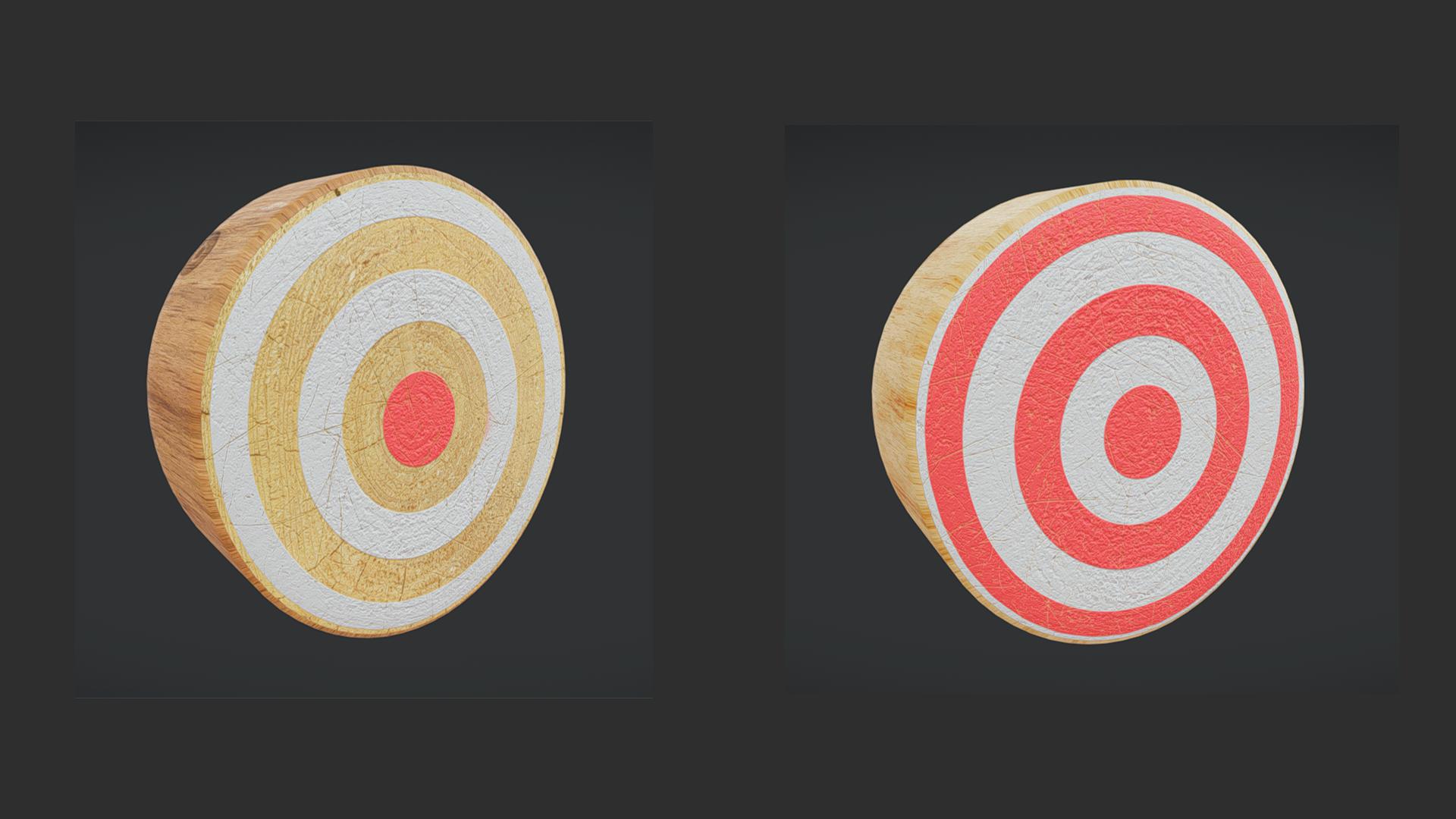 Wooden target 01v1 | Fab