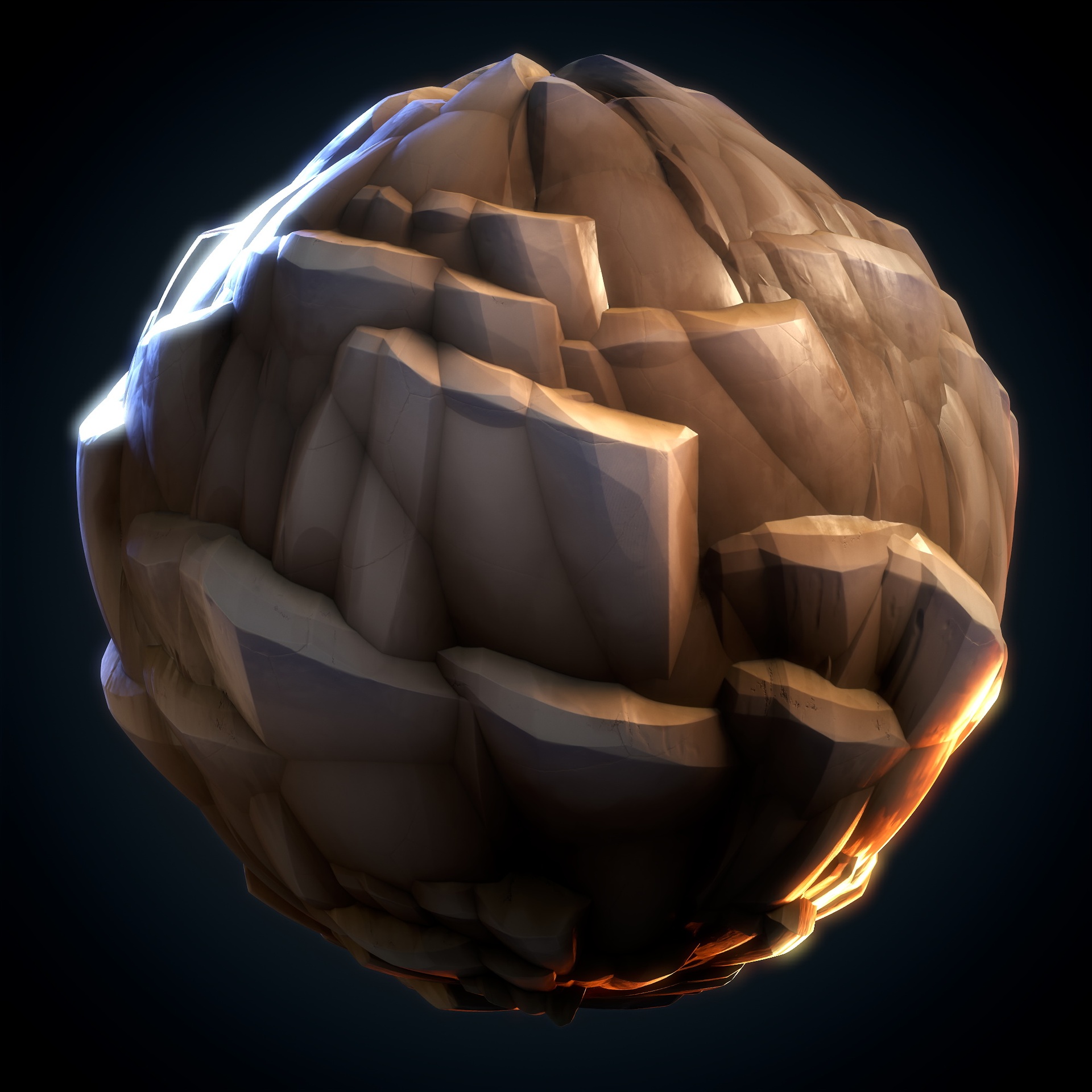 Media 1 for listing Cliff (Stylized) Texture & Material Vol. 03
