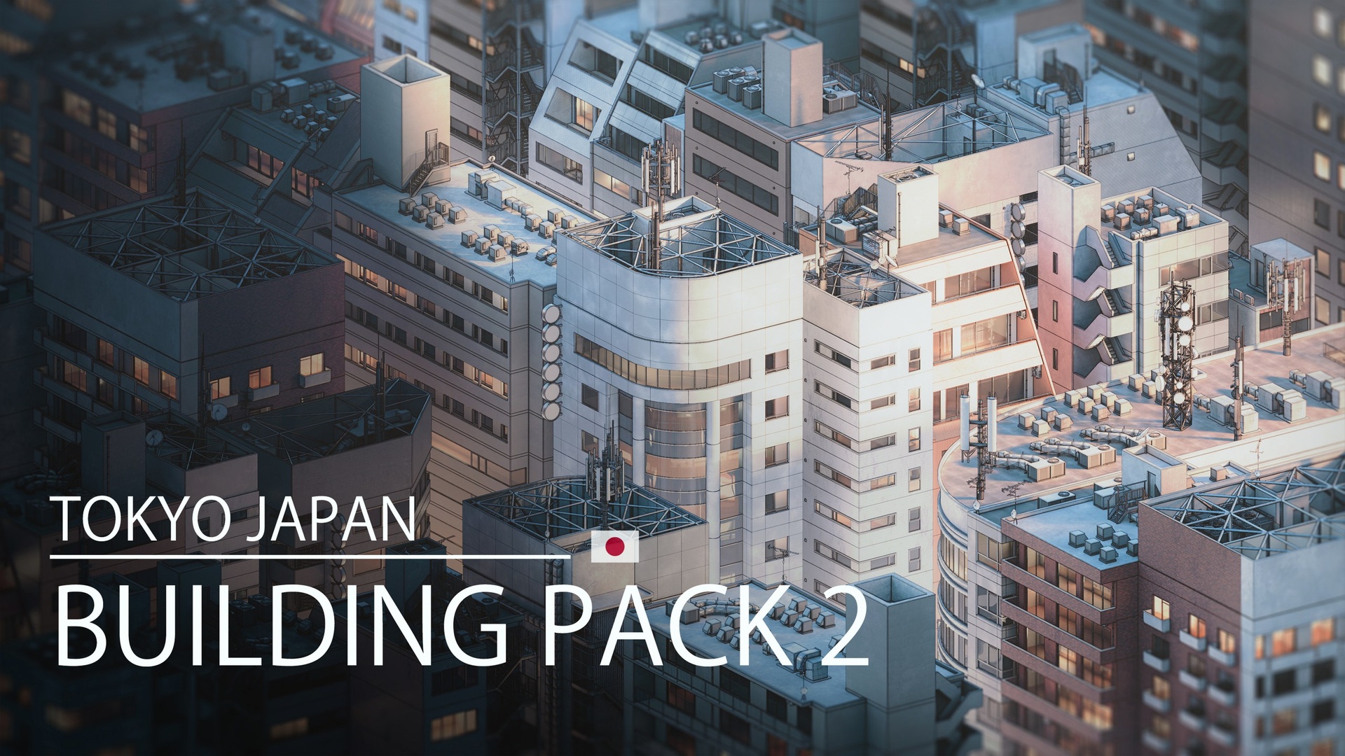 Media 1 for listing Tokyo Japan | Building Pack 2 (Blender)