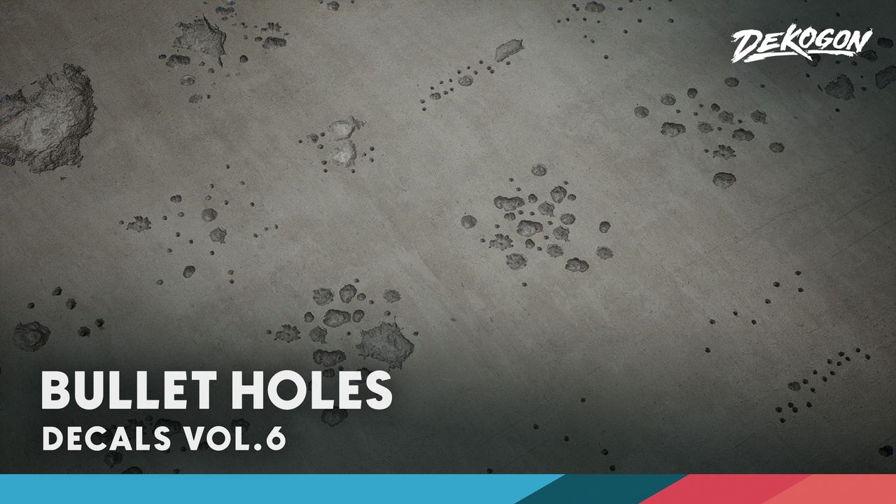 Media 1 for listing Decals VOL.6 - Bullet Holes