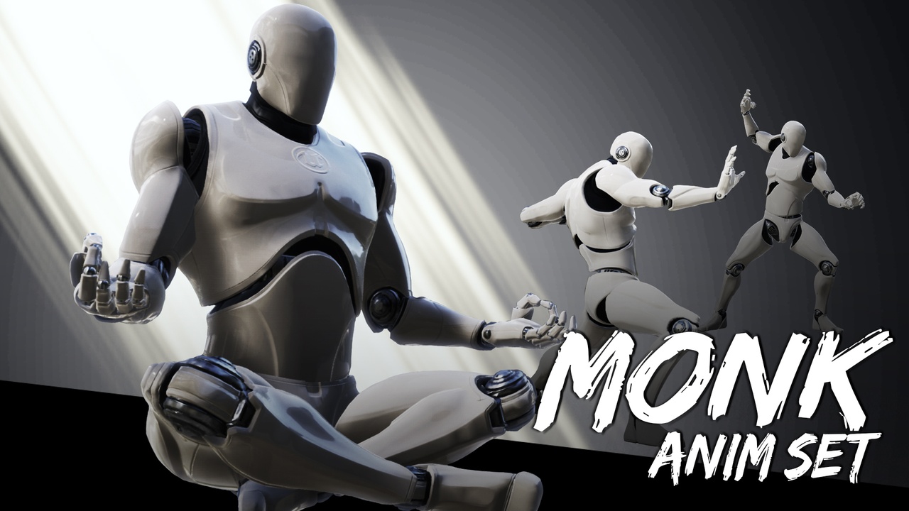 Media 1 for listing Monk AnimSet