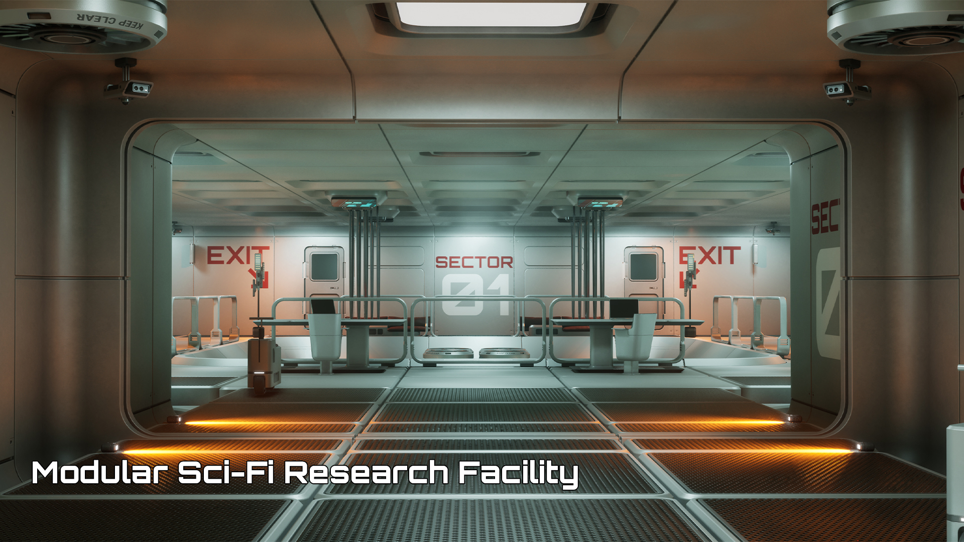 Modular Sci-Fi Research Facility | Fab