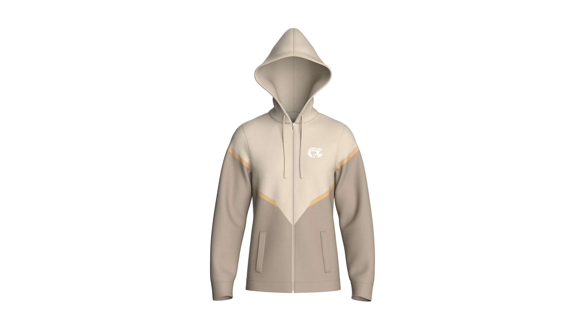 Media 1 for listing Men Color - Block Graphic Logo Hoodie