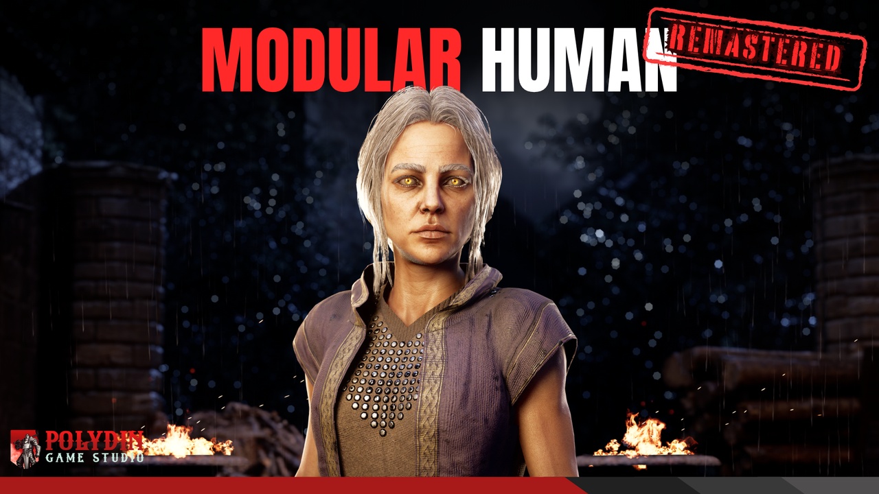 Media 1 for listing Sorceress - Modular Female Human Fantasy Collection