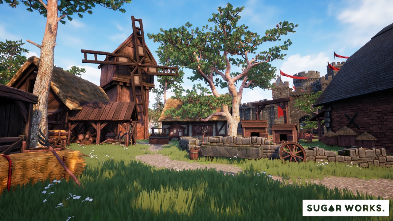 Media 1 for listing Modular Medieval Farm - Stylized Fantasy