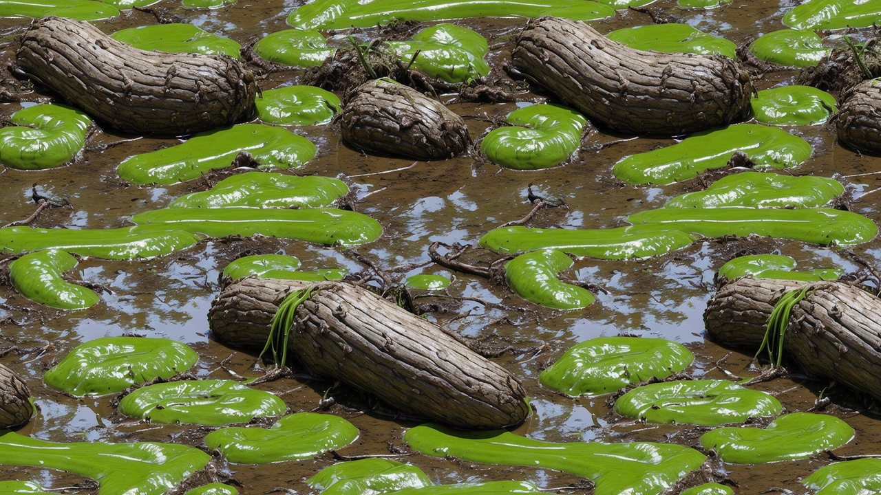 Swamp Mutation Surface – Organic Biotech PBR Texture Pack (4K, 120 Textures) 제품 등록을 위한 미디어 1개
