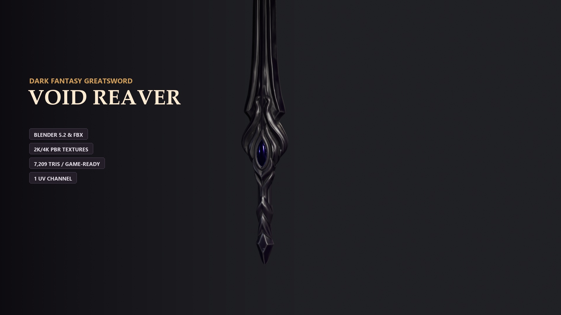 Void Reaver - geme ready sword | Fab