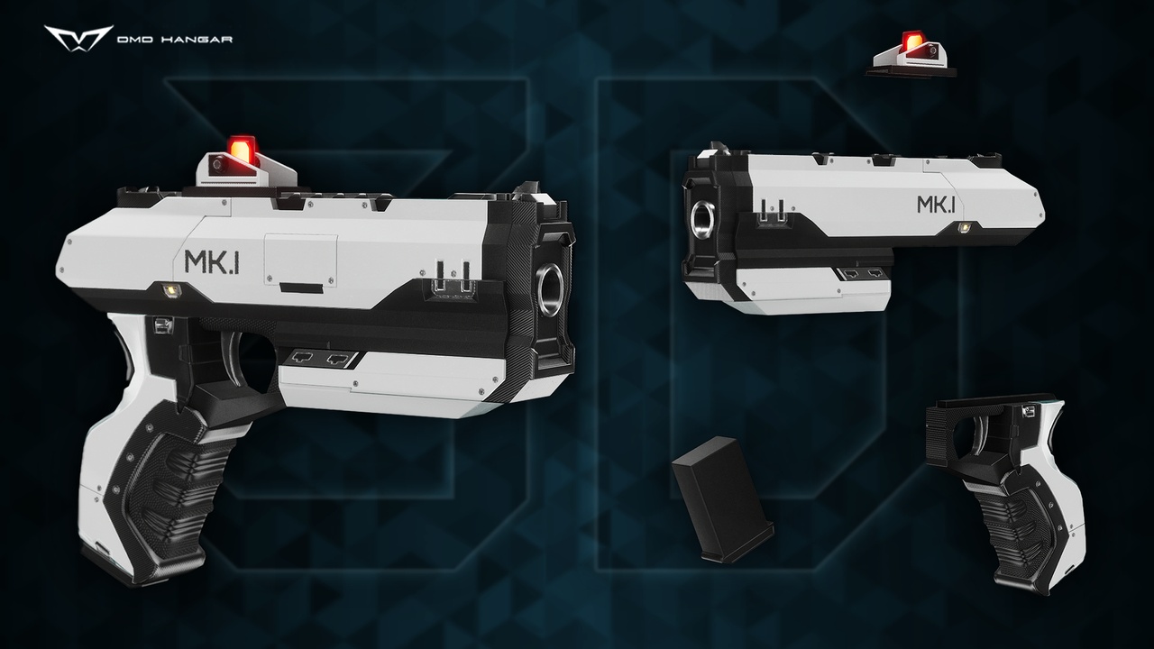 Media 1 for listing SciFi Pistol MK I - Bullet