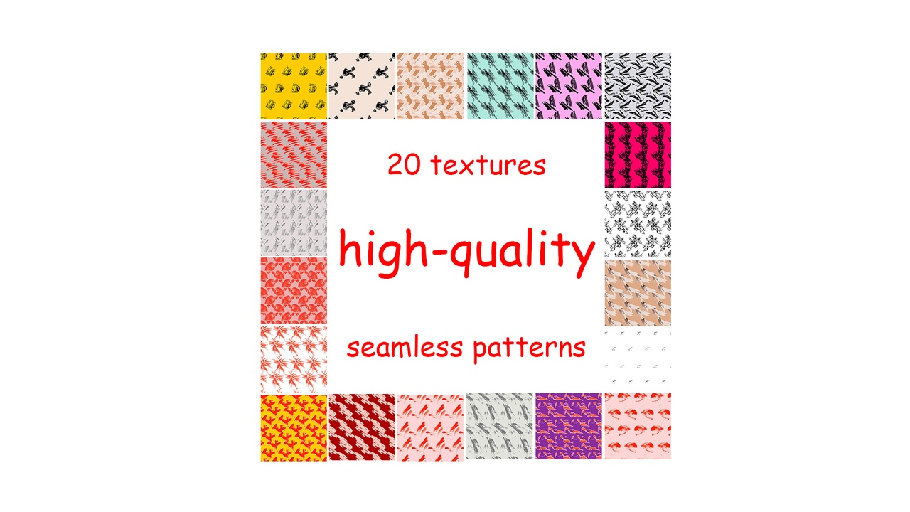 Media 1 for listing Patterns, high-quality seamless textures 3