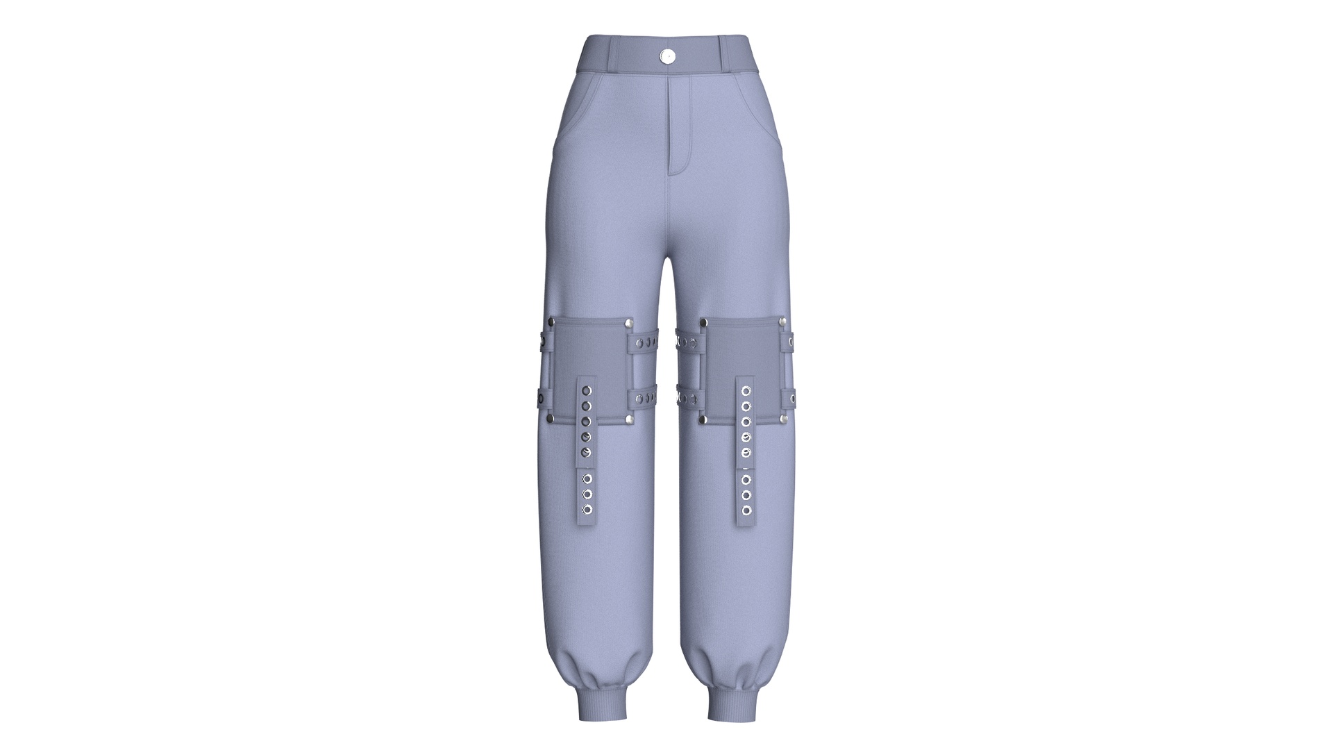 Media 1 for listing Girls Cargo Jogger With Eyelet Straps | High Poly