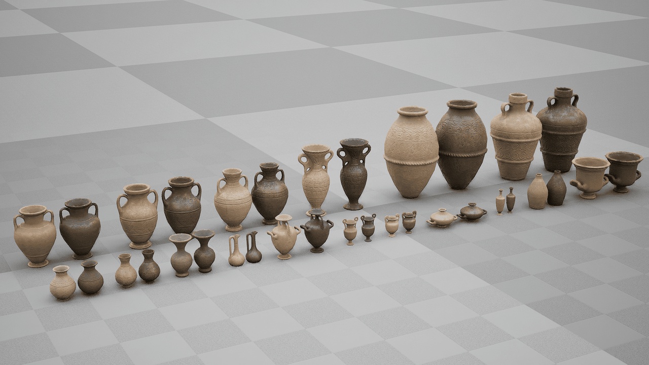 出品Clay Vases, Jugs Game Ready Packのメディア1