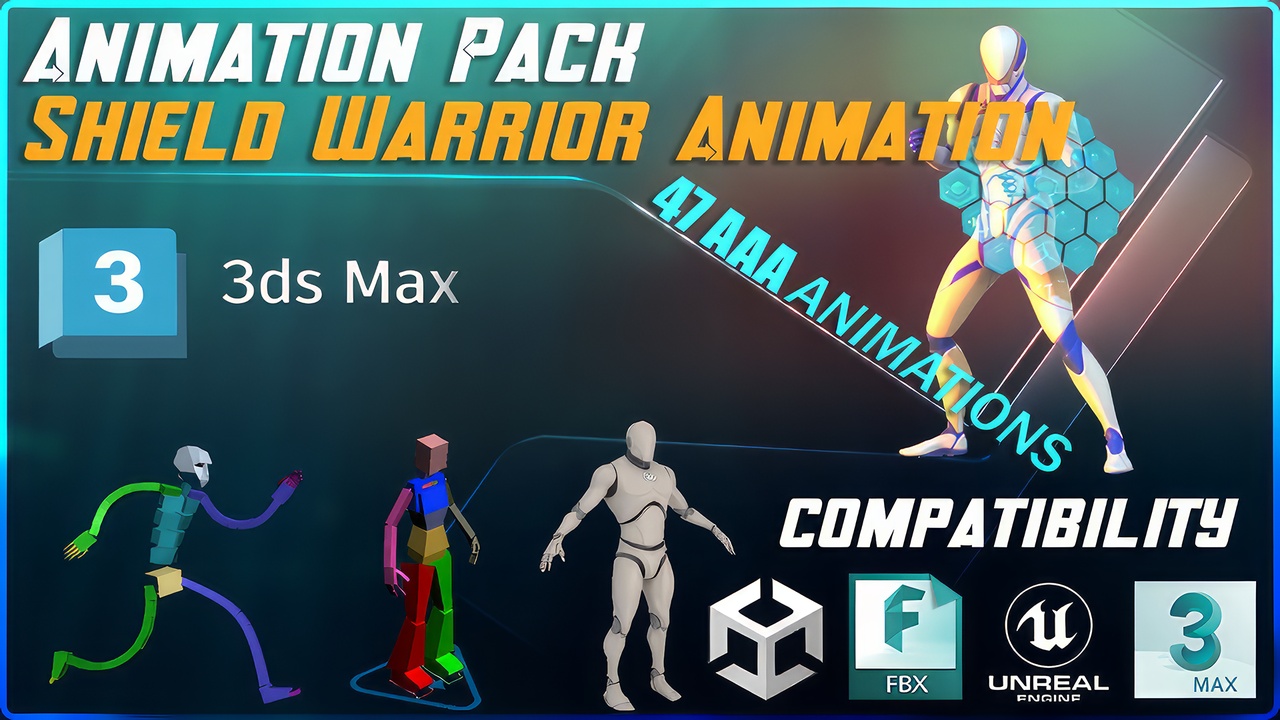 Media 1 for listing Shield Warrior Animation Pack