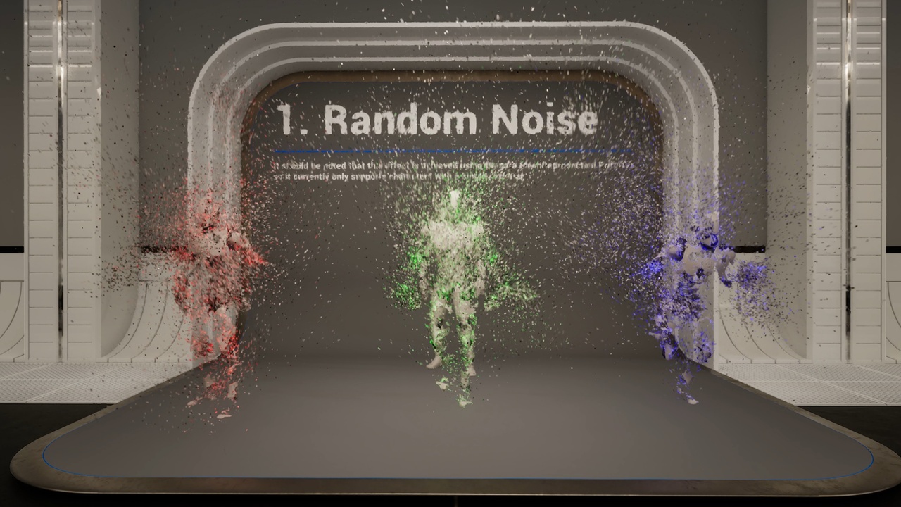 Media 1 for listing UE5 Dissolve VFX