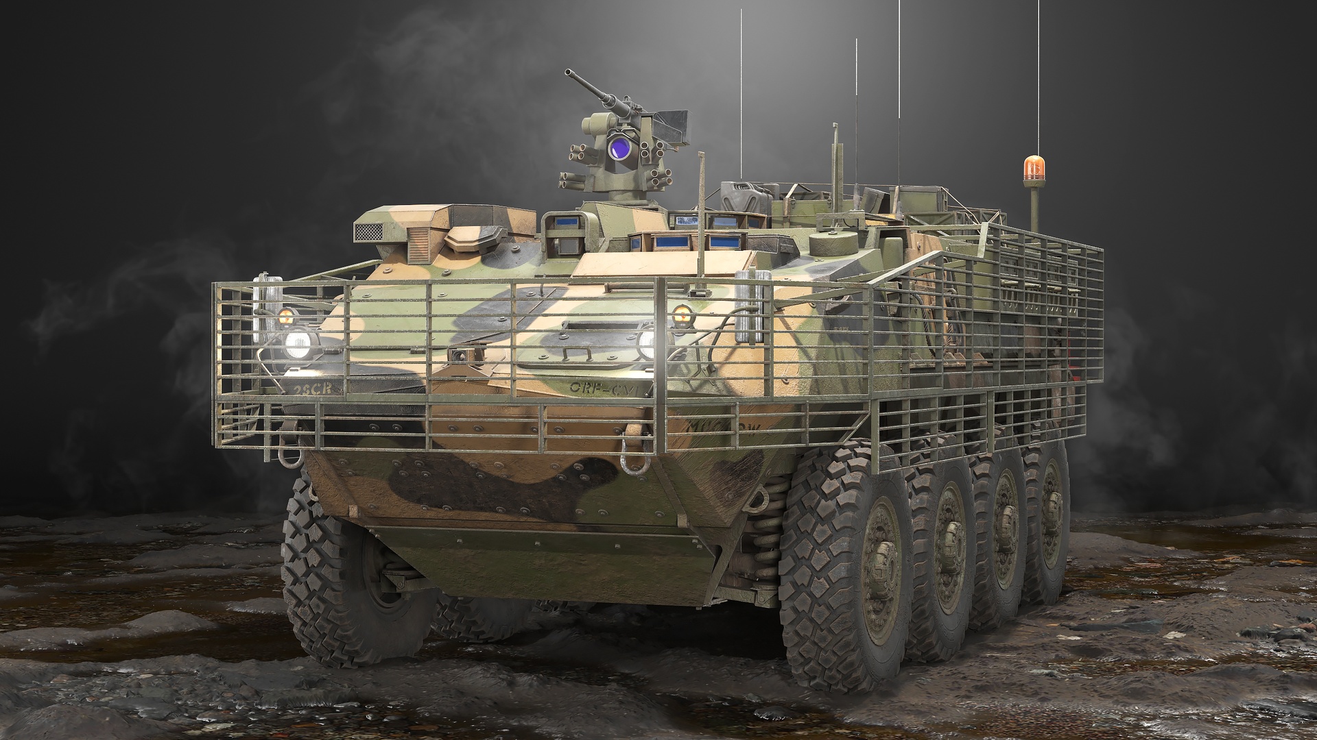 Media 1 for listing M1130 Stryker CV Slat Armour PBR
