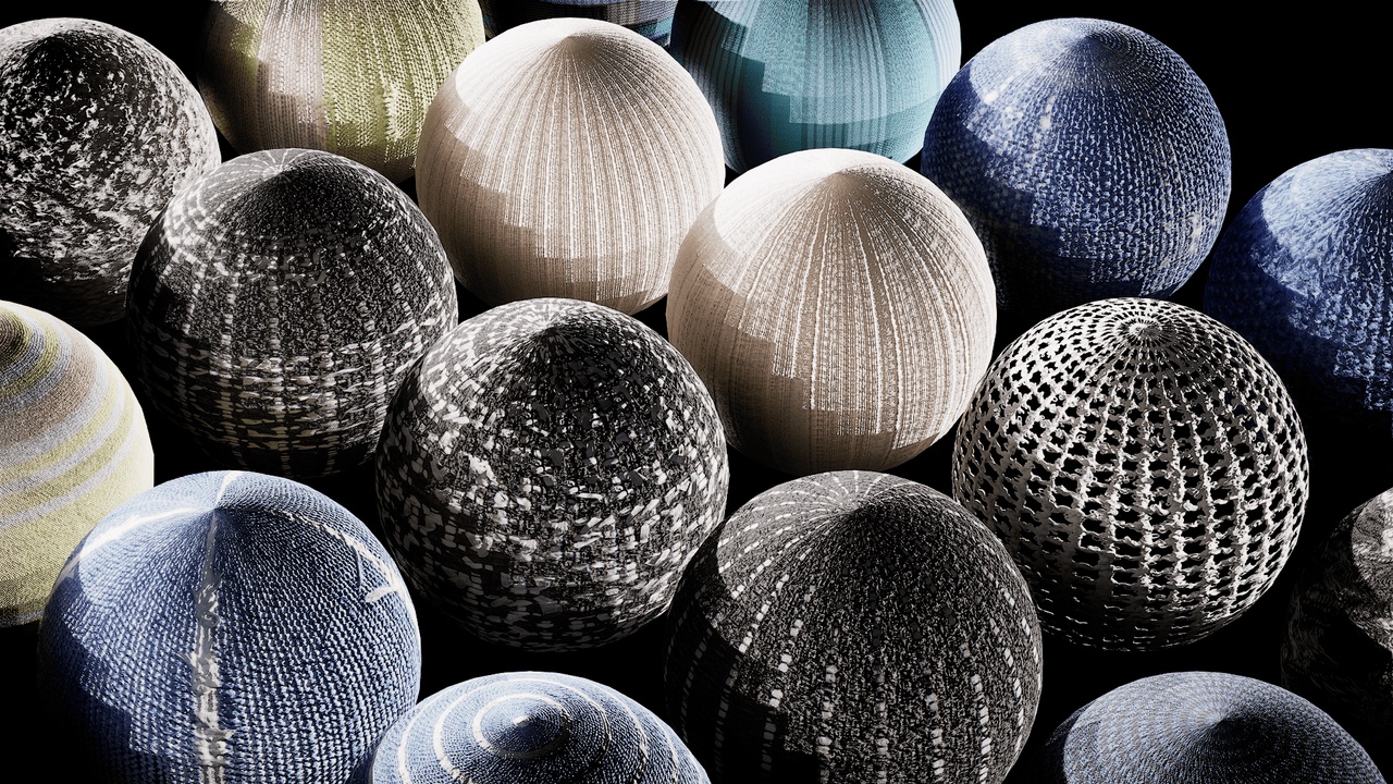 Media 1 for listing Photoscanned from real Japanese fabrics — drop-in 4K PBR materials vol3
