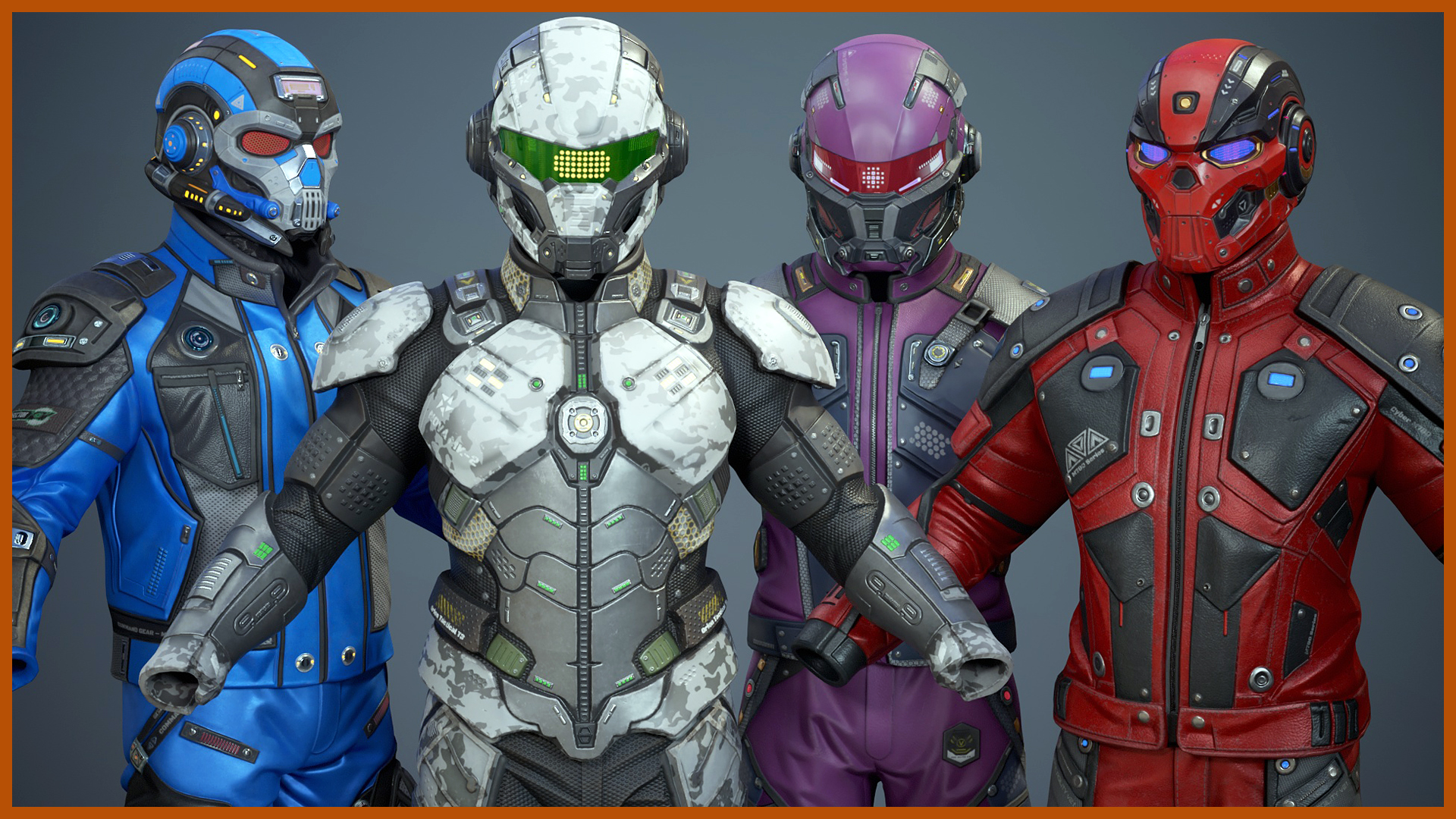 Sci-Fi Clothing Pack 01–04 Mega Bundle | Fab