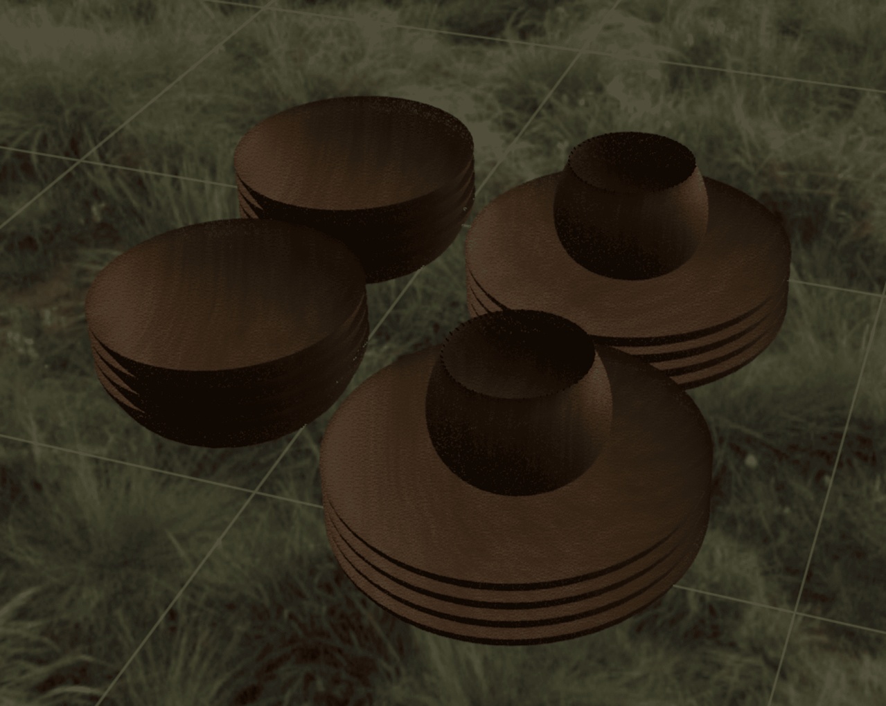 Media 1 for listing Wooden Plates, Bowl, Cups