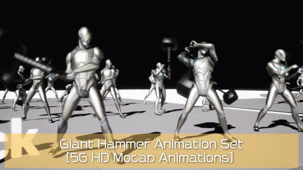 商品 Giant Hammer Animation [56 HD Mocap Animations] 的媒体 1